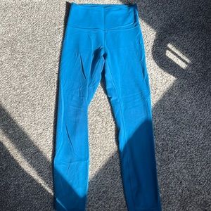 blue lululemon leggings s 4
